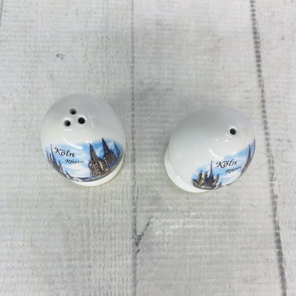 Reutter Porzellan KOLN DOM CATHEDRAL Germany Salt Pepper Shaker Set With Box - Picture 8 of 16